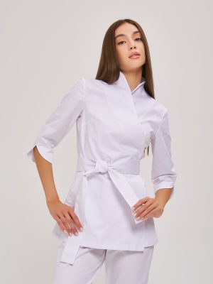 блуза кимоно белая