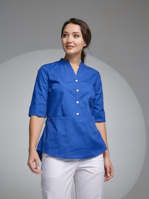 Женская медицинская блуза MILWHITE
